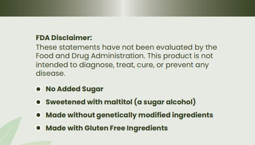 FDA disclaimer for Veyra Ignite creatine gummies