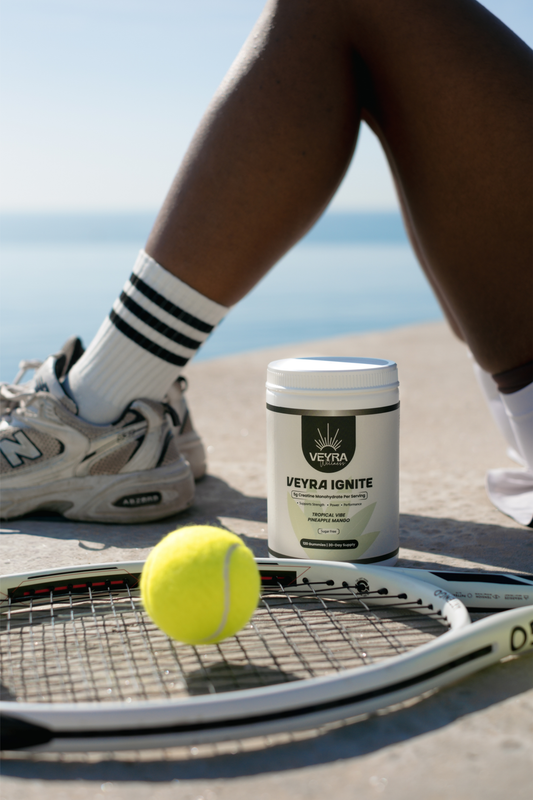 veyra ignite behind tennis ball