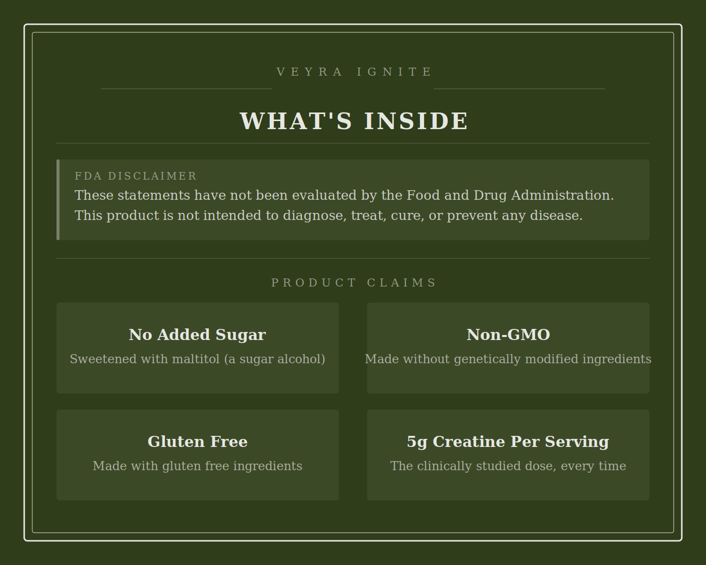 Veyra Ignite Sugar-Free Creatine Gummies